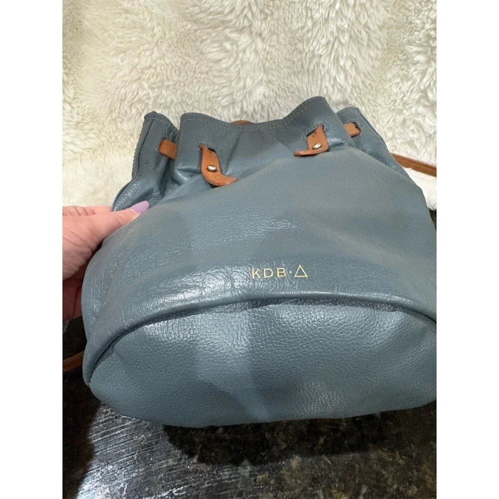 Kelsi Dagger Brooklyn Womens Small Backpack Dark Gray Green Drawstring 9x9